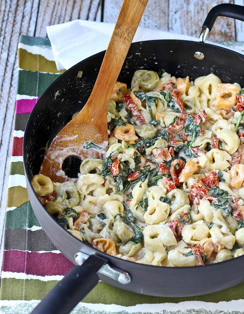 Sauteed squash with sun-dried tomatoes recipe