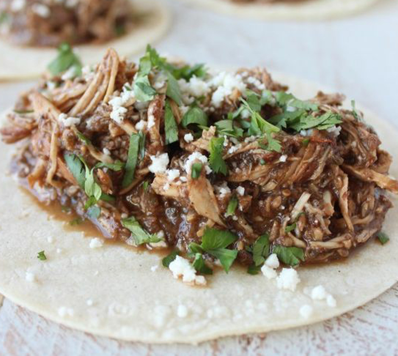 Slow cooker chicken mole recipe