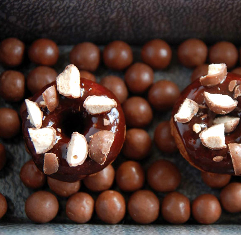 Whopper malted chocolate mini donut recipe