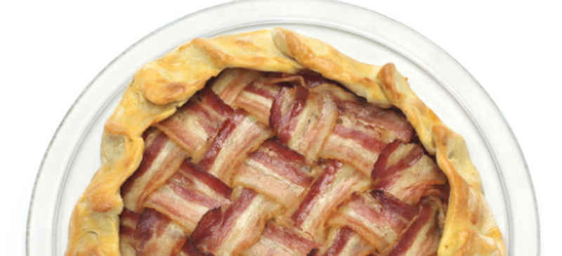 Bacon lattice pie recipe