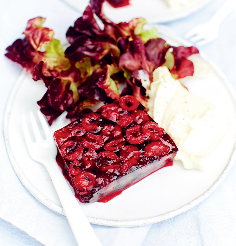 Black cherry terrine recipe