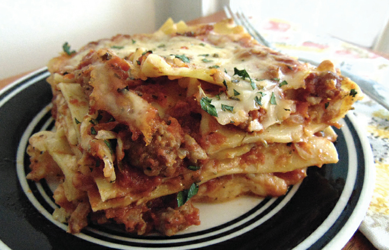 Engagement ring lasagna recipe