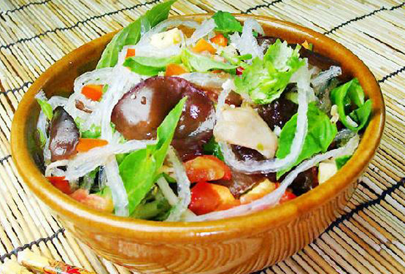 Isaan glass noodle sour & spicy salad recipe