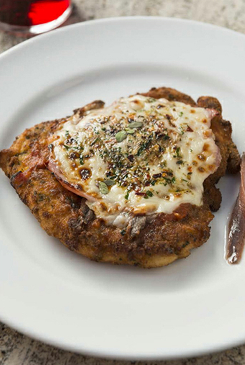 Milanesa de Pollo a la Napolitana recipe