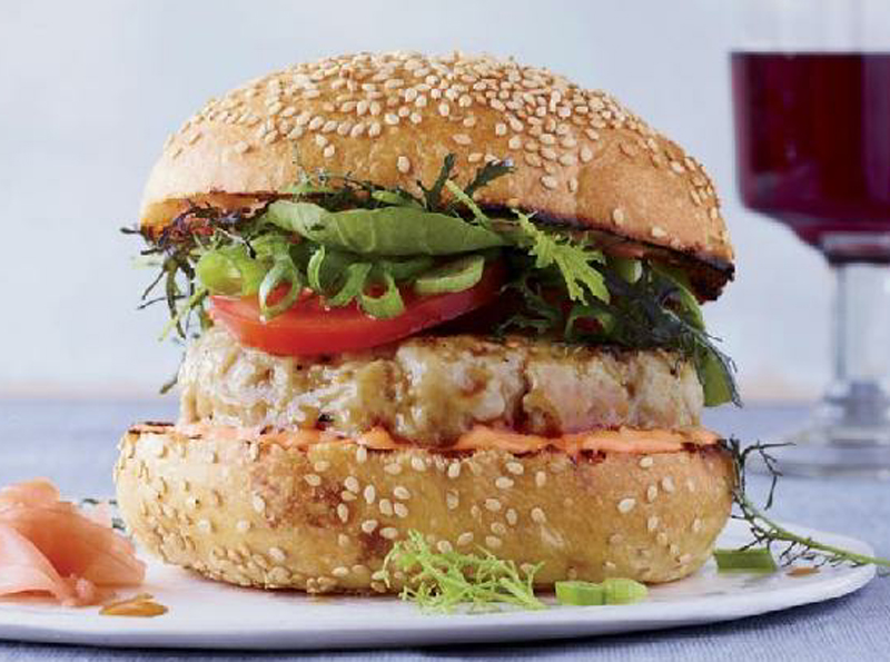 Montreal tuna burger recipe