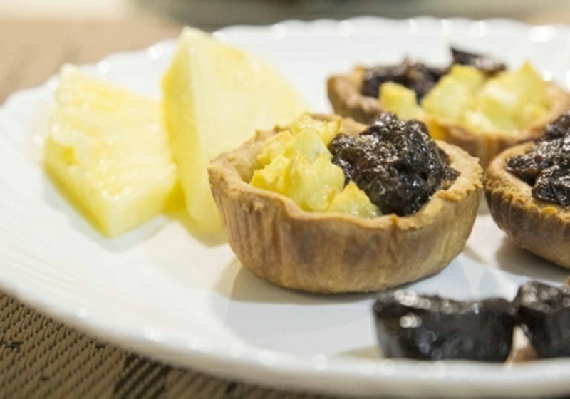 Pineapple prune tarts recipe