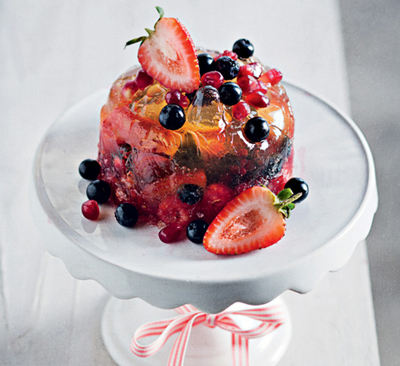 Sparkling berry terrine recipe