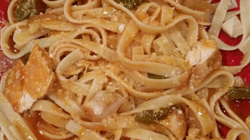 Spicy cajun chicken pasta recipe