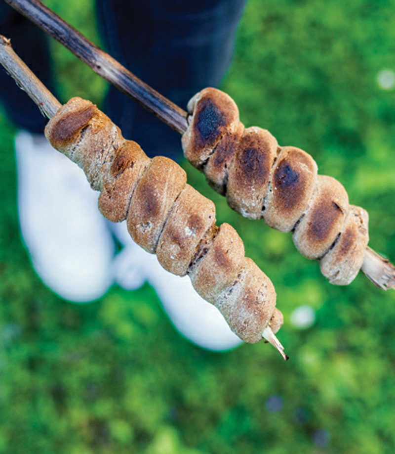 Campfire twists bread on a stick recipe