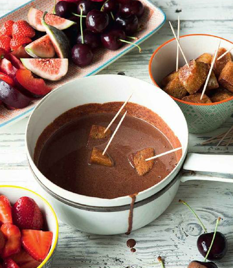 Chocolate fondue recipe