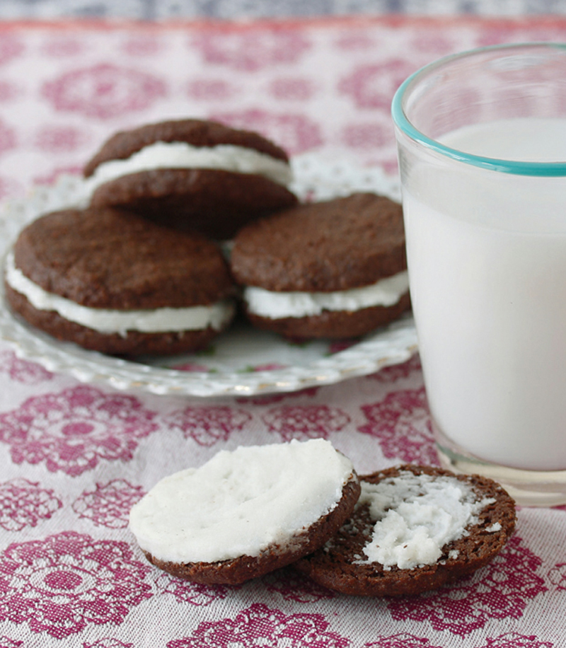 Chocolate sandwich cookies recipe