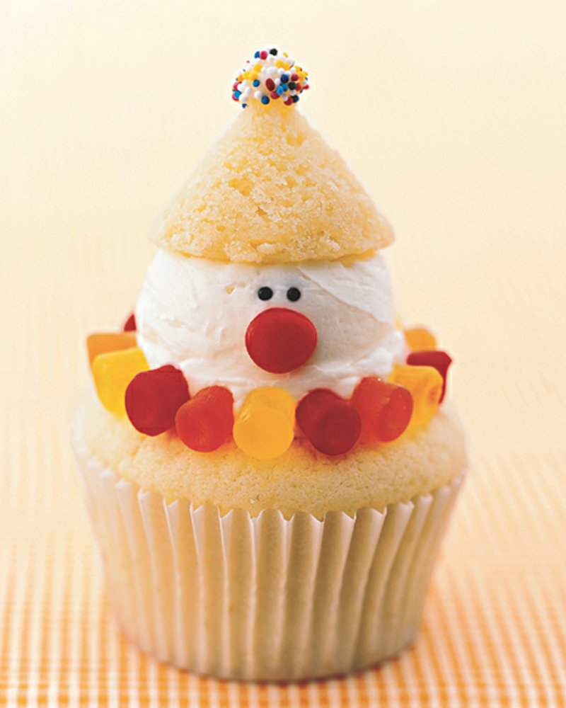 Clown cupcakes recipe