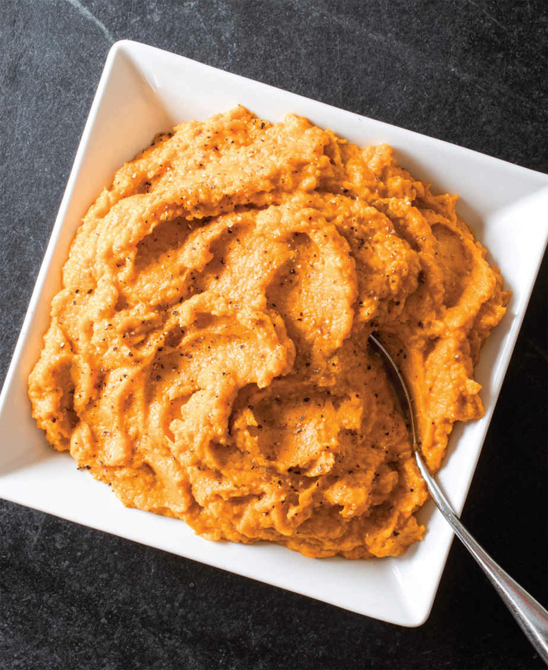 Creamy mashed sweet potatoes recipe