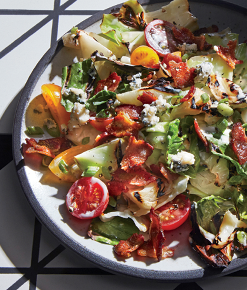 Grilled wedge-salad slaw recipe