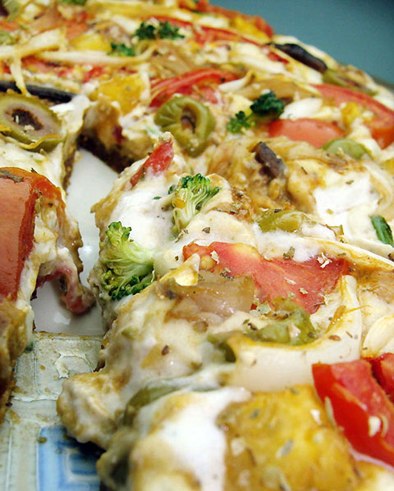 Mediterranean pizza recipe