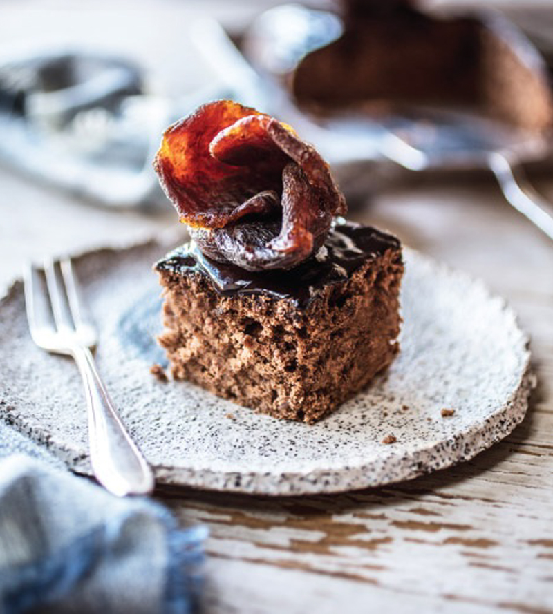 Mocha cake with chocolate ganache recipe