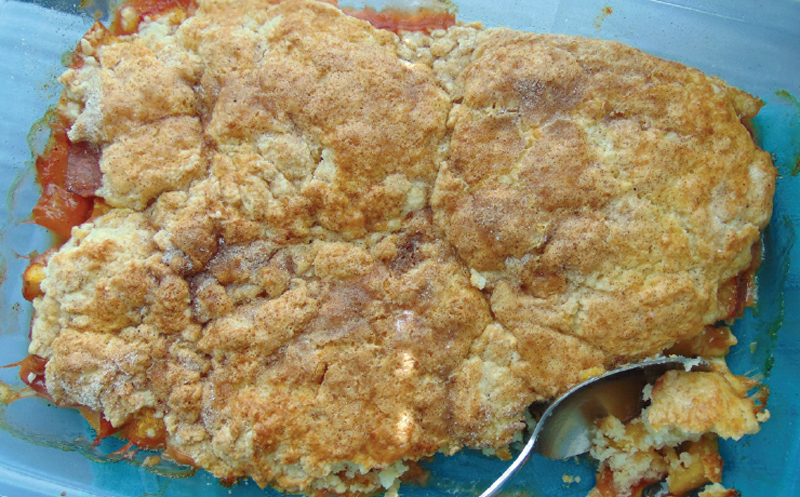 Perfect pox peach cobbler recipe