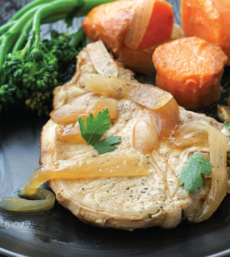 Pork and sweet potatoes recipe