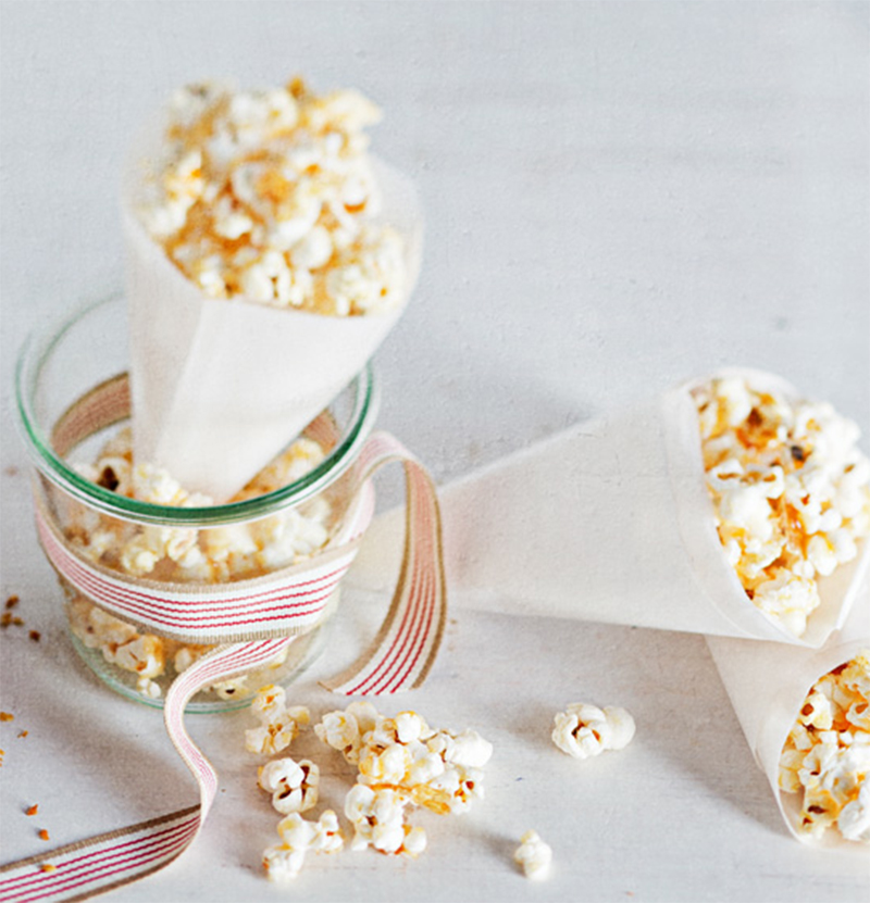 Salted caramel popcorn recipe