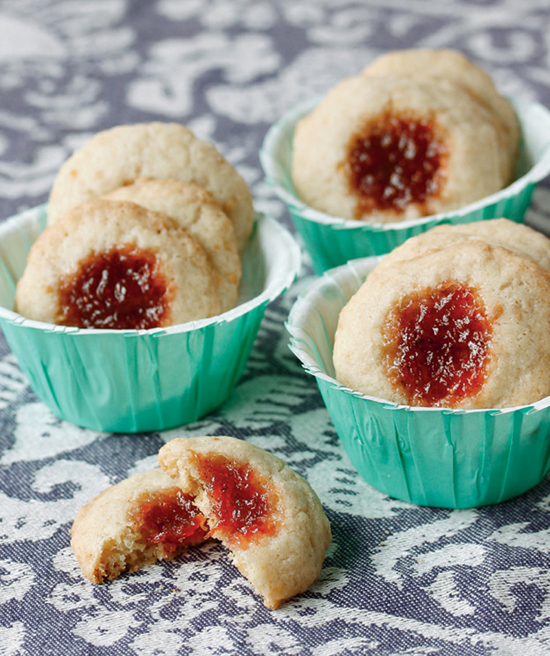 Strawberry thumbprints recipe