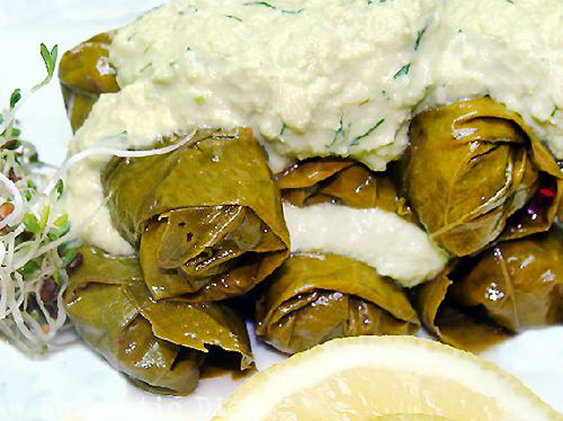 Stuffed vine leaves recipe