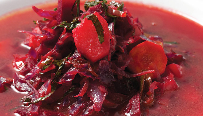 Thick and hearty borscht recipe
