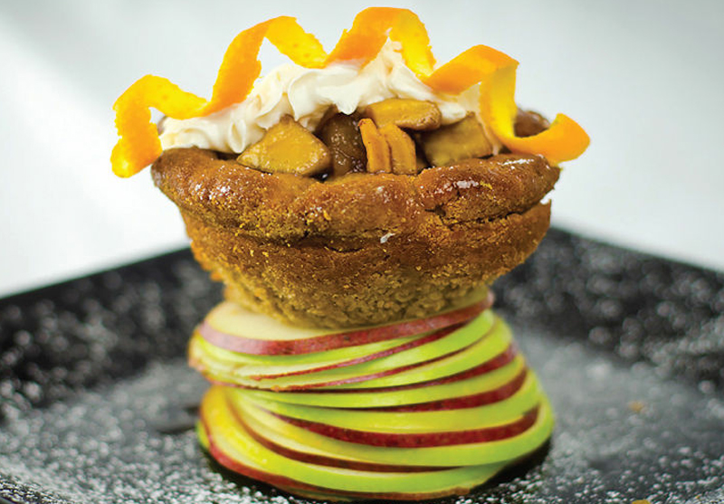 Autumn pear apple pie recipe