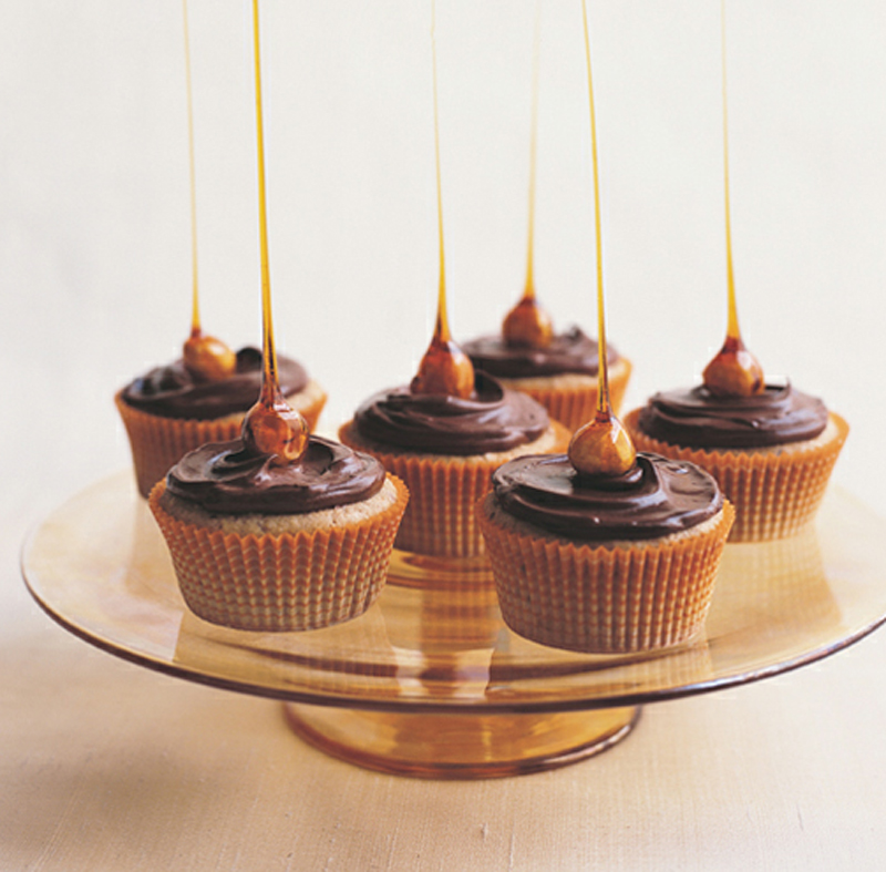 Candied-hazelnut cupcakes recipe