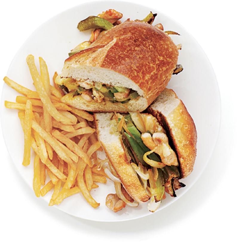 Chicken philly cheesesteaks recipe