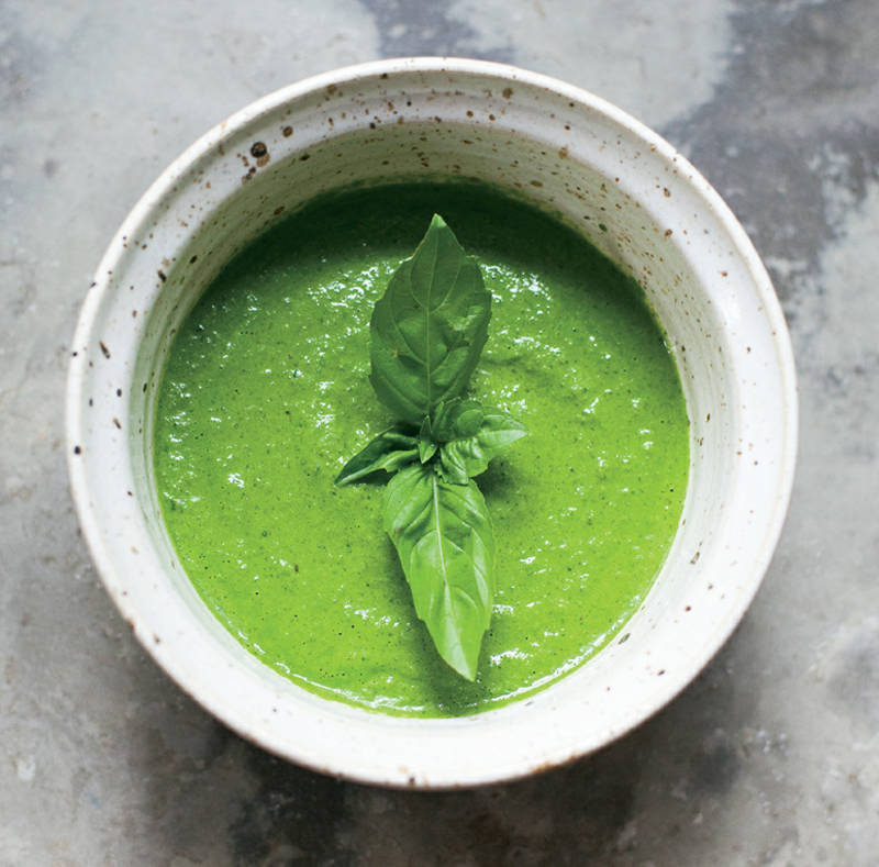 Coconut basil pesto recipe