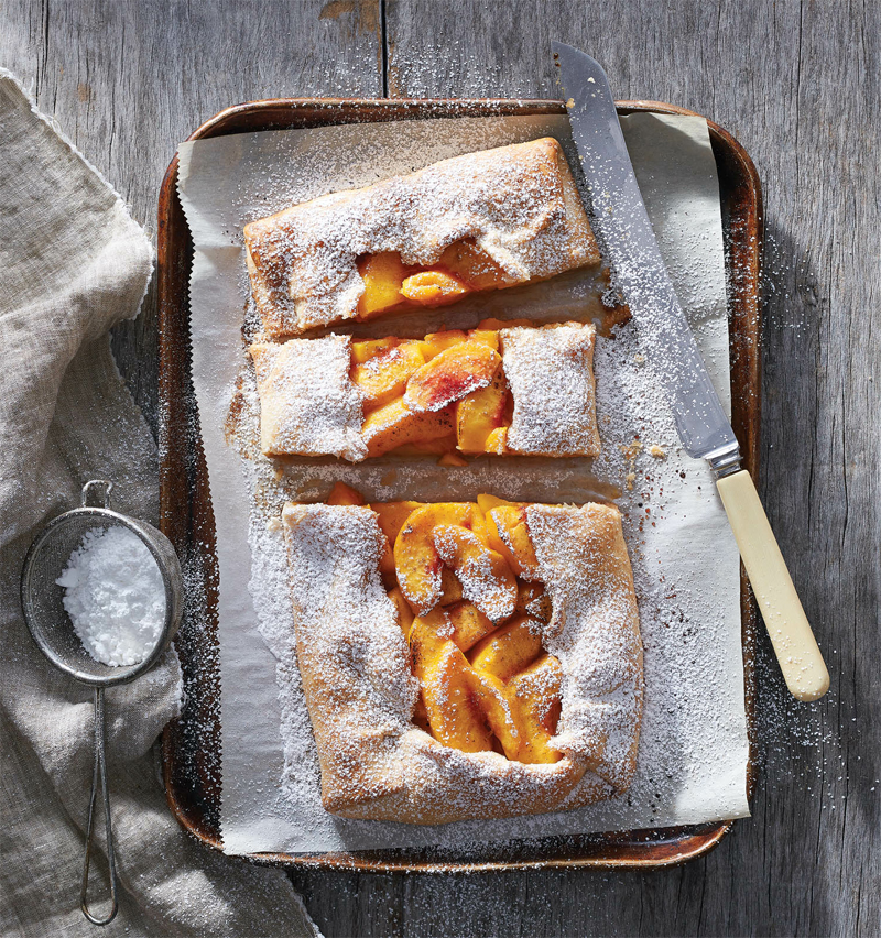 Country peach tart recipe