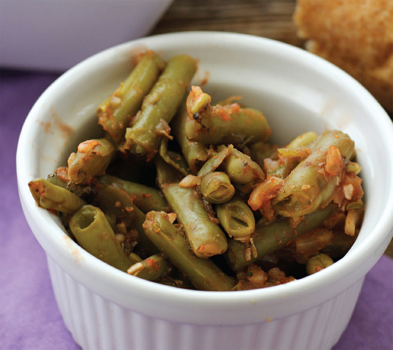 Greek-style green beans recipe