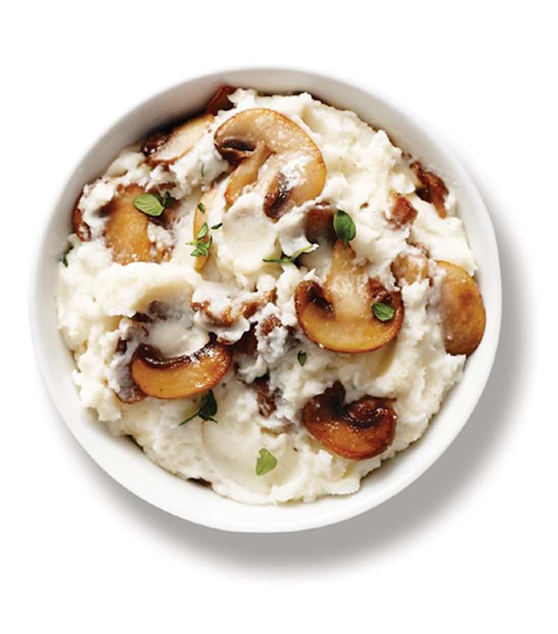 Mushroom and thyme mashed potatoes recipe