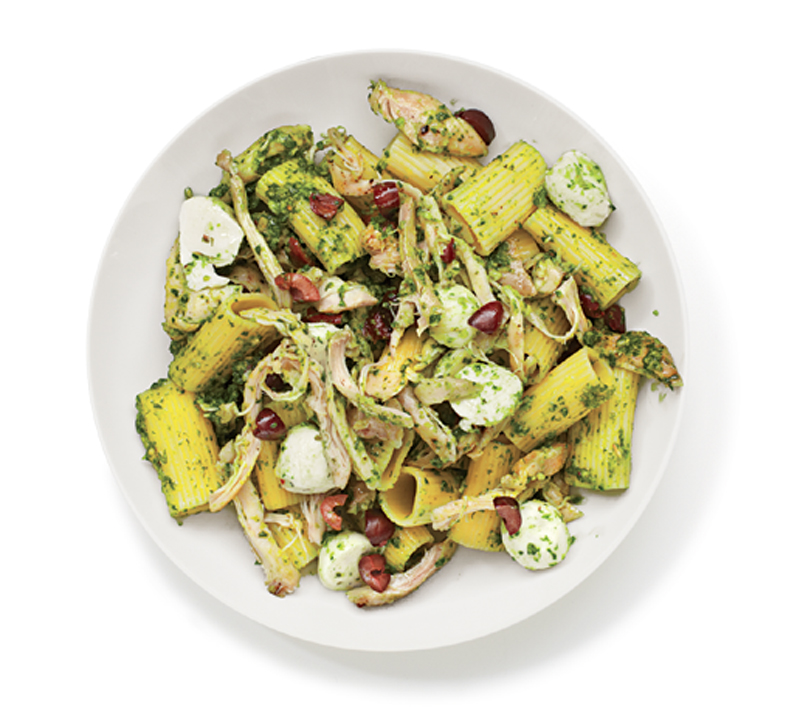 Pesto chicken pasta salad recipe