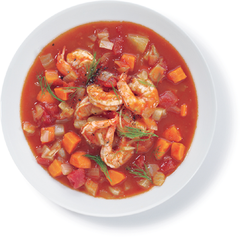 Shrimp and vegetable soup recipe