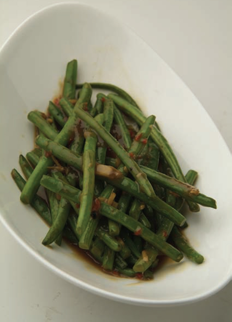 Spicy stir-fried green beans recipe