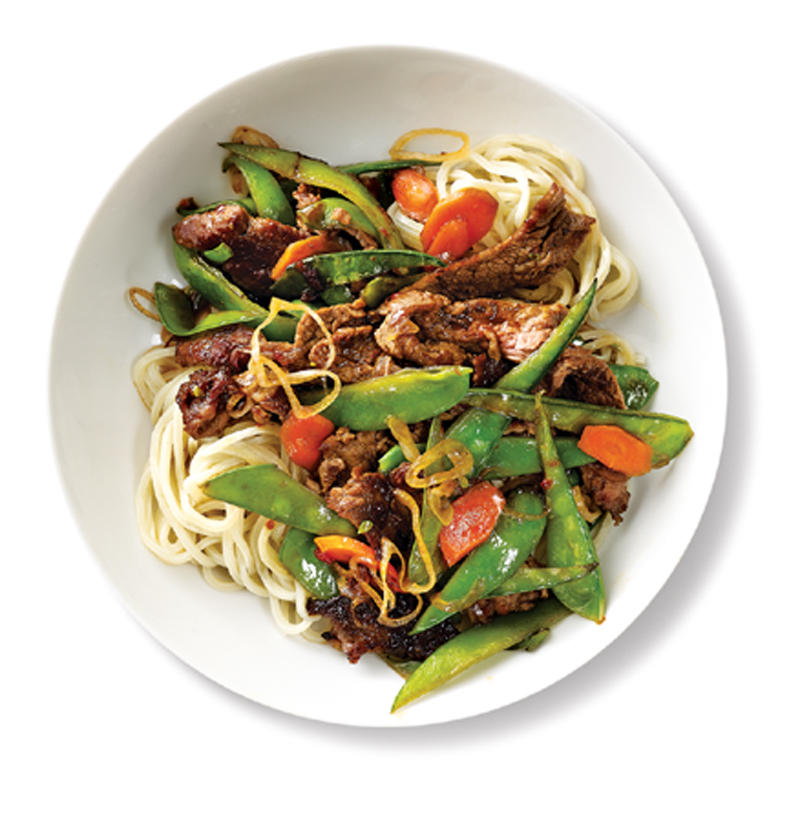 Sweet and spicy beef stir-fry recipe