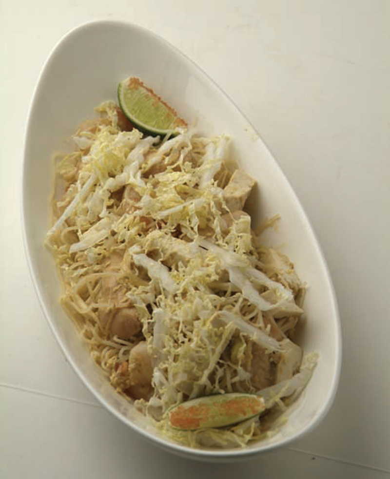 Thai fried noodle with shrimp recipe