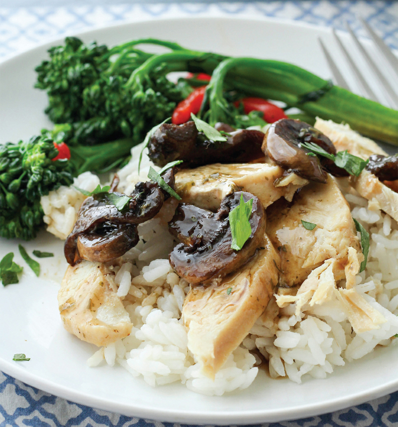 Turkey with mushroom sauce recipe