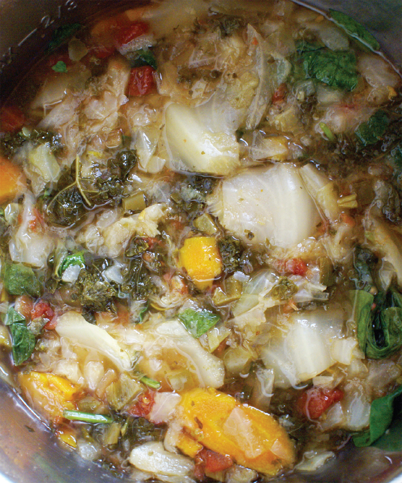 Vegetable detox soup recipe