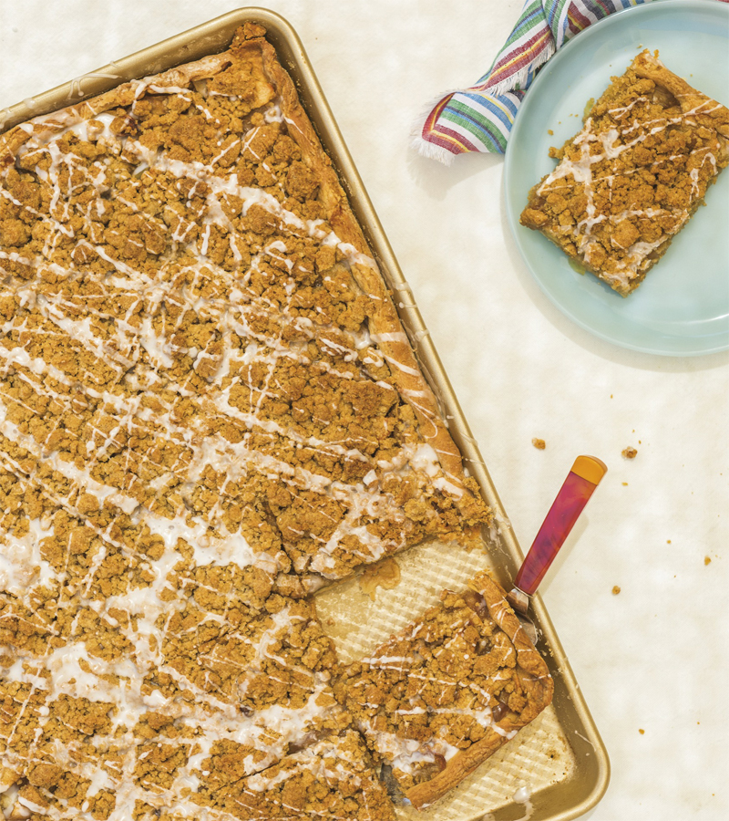 Apple crumb slab pie recipe