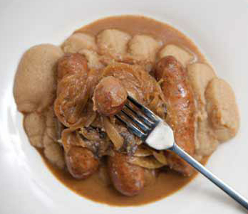 Bangers and mash recipe