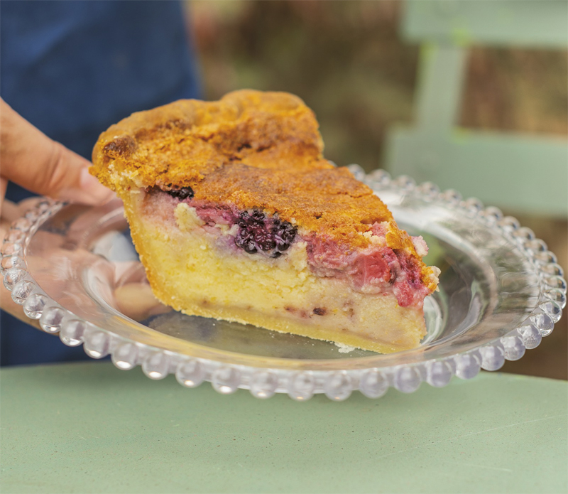 Berry buttermilk pie recipe