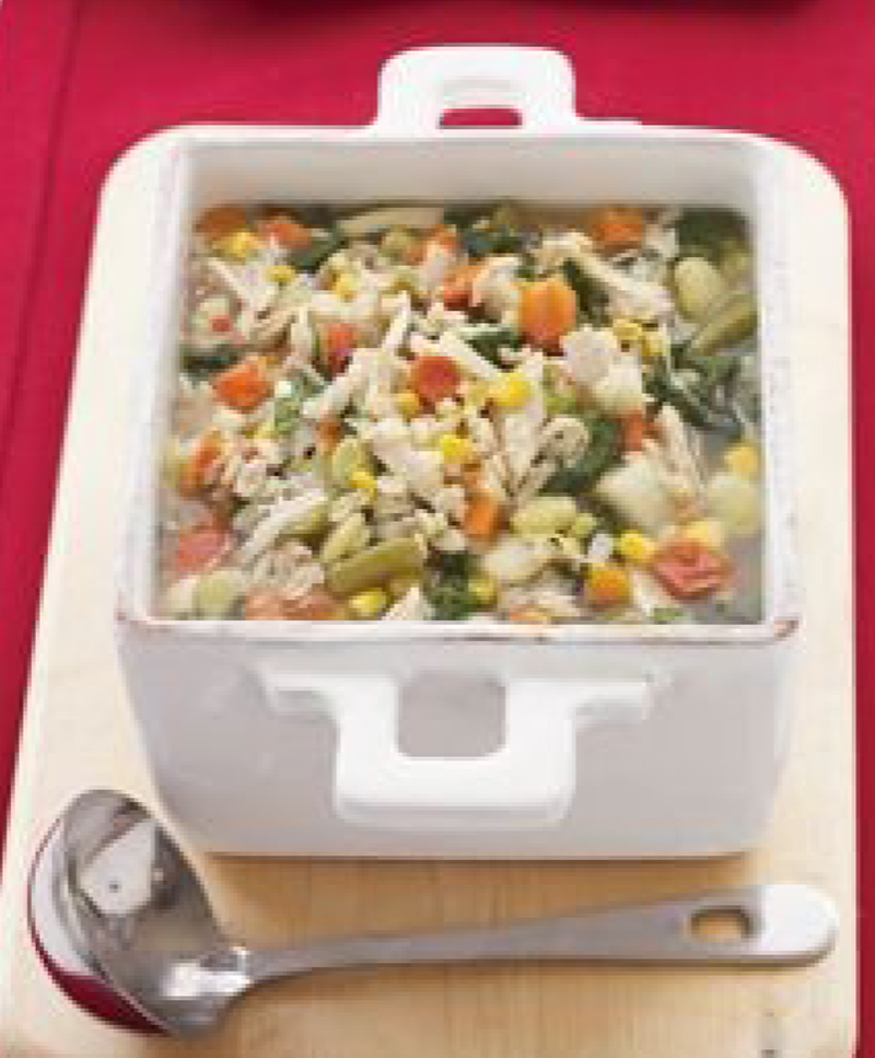 Chicken-vegetable-barley soup recipe