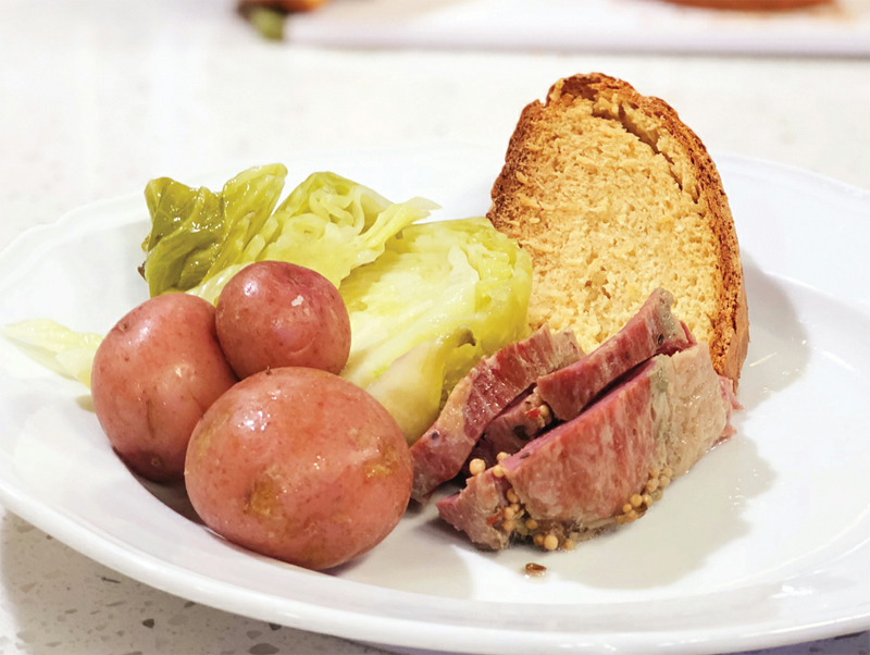 Corned beef, cabbage, and potatoes recipe