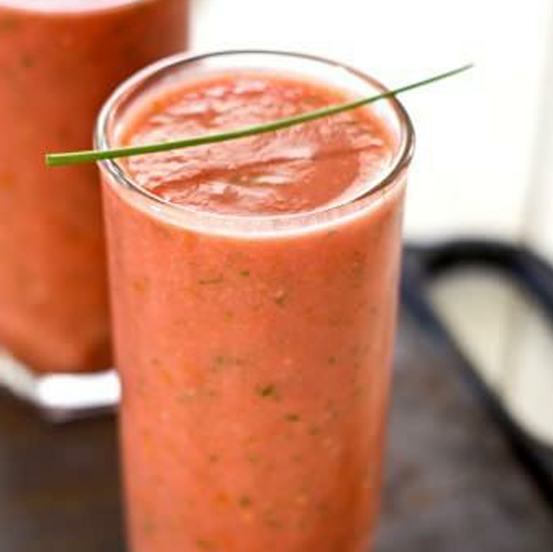 Herbed tomato smoothie recipe