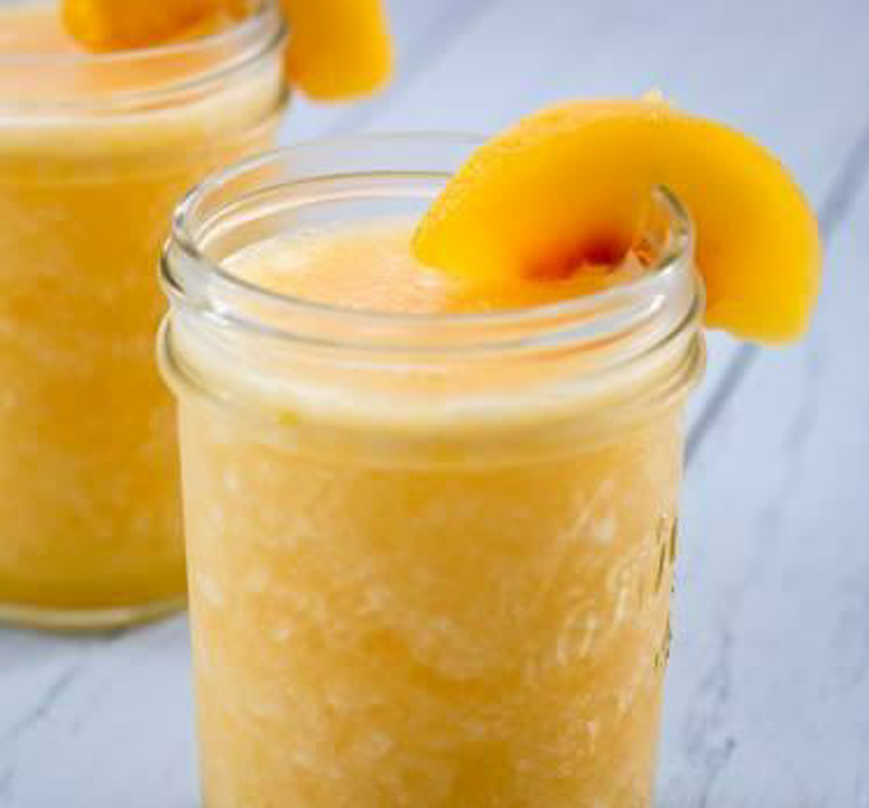 Hydrating coconut-peach smoothie recipe