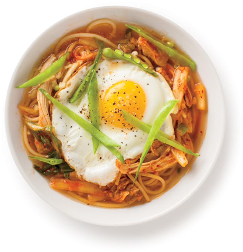 Kimchi chicken noodle soup recipe