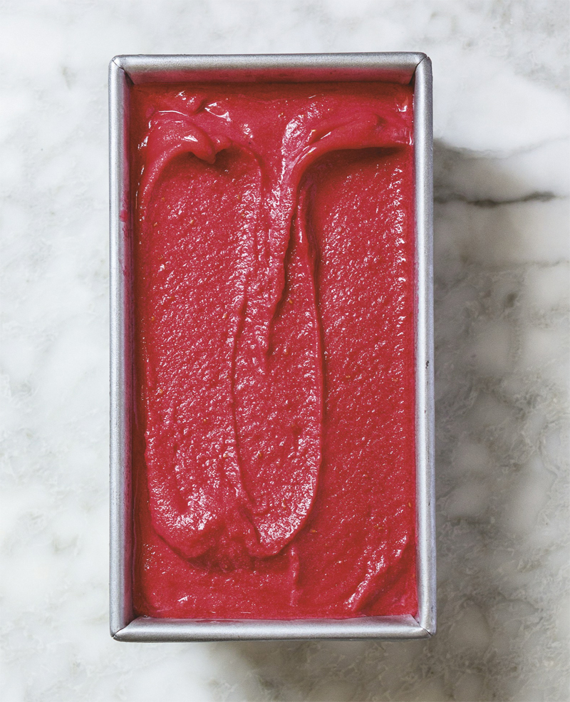 Raspberry campari sorbet recipe