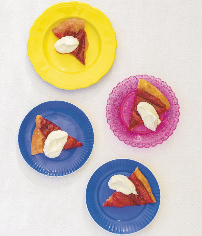 Rhubarb tarte tatin recipe